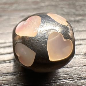 Pandora Love Me Mother of Pearl Pink Charm